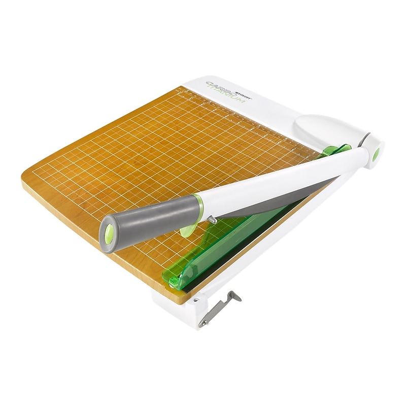 Westcott CarboTitanium 12" Guillotine Trimmer, White/Orange (ACM-16717) image 1