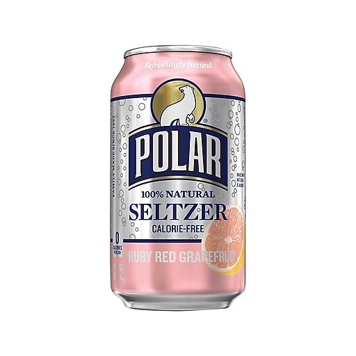 Shop Staples for Polar® Ruby Red Grapefruit Seltzer, 12 Oz ...