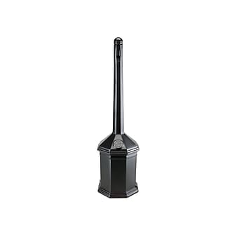 Commercial Zone Smokers' Outpost Site Saver Indoor Ash Urn, Black Polyethylene, 1.25 Gal. (710301)