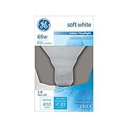 GE Lighting 65 Watts Soft White Incandescent Bulb, 6/Carton (20331)