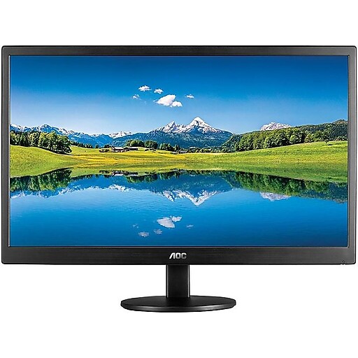 Aoc E2270swdn 22 Inch Class Led Monitor 19x1080 0cd M2 5ms m 1 Dcr Vga Dvi Wall Mountable At Staples