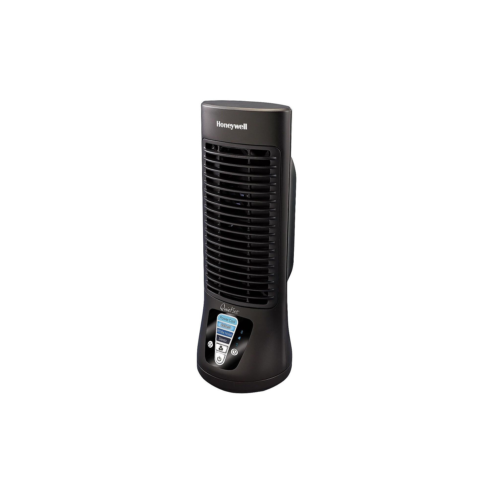 Honeywell QuietSet 12.99″H 4-Speed Tower Oscillating Fan, Black (HTF210B) Sansujyuku sansujyuku.com