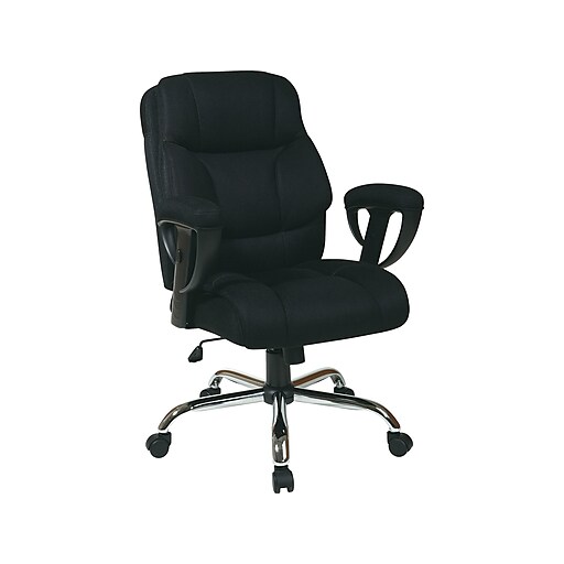 Work Smart Ex Series Mesh Executive Big Tall Chair Black Ex1098 3m