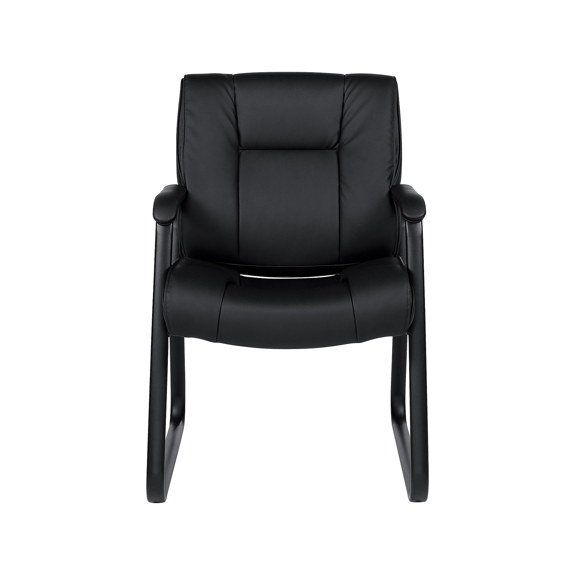 Offices To Go Luxhide Guest Chair, Black (OTG2782) Sansujyuku sansujyuku.com