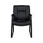Offices To Go Luxhide Guest Chair, Black (OTG2782)~#|#~sp42803381_sc7