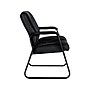 Offices To Go Luxhide Guest Chair, Black (OTG2782)~#|#~sp42803383_sc7