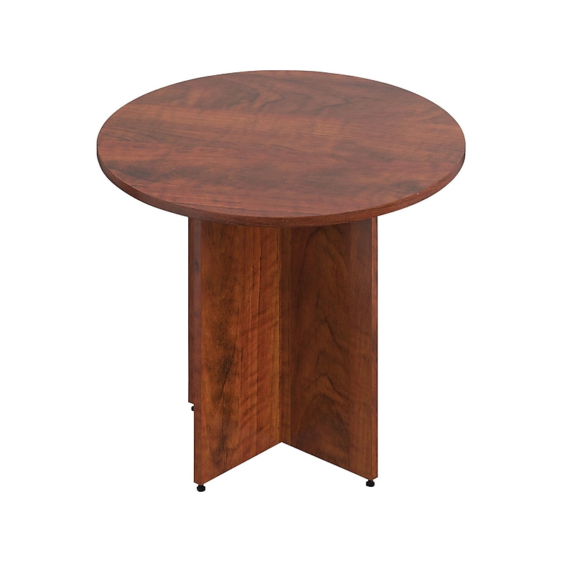 Offices To Go Superior Laminate Round Conference Table, Cherry (SL36R-ADC) image 1