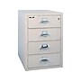 FireKing Classic 4-Drawer Lateral File Cabinet, Letter/Legal Size, Lockable, 52.75"H x 31.19"W x 22.13"D, Parchment (43122CPAI)~#|#~sp42803465_sc7