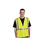 Protective Industrial Products High Visibility Sleeveless Safety Vest, ANSI Class R2, Lime Yellow, 3XL (302-MVGZ4PLY-3X)~#|#~sp42803585_sc7
