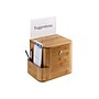 Safco Bamboo Locking Wood Suggestion Box, Natural (4237NA)~#|#~sp42803615_sc7