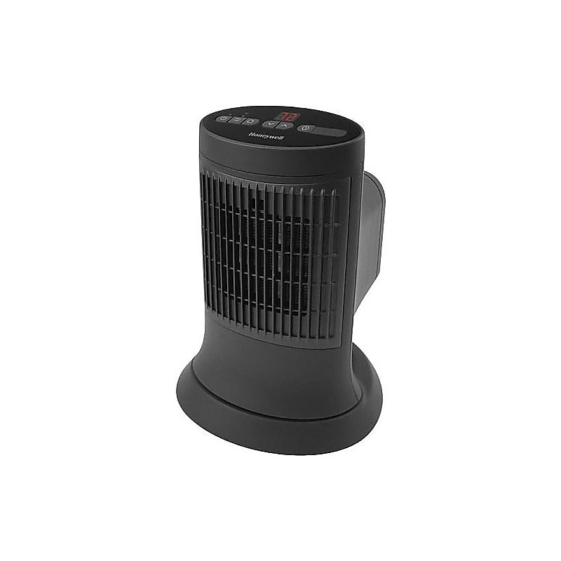 Honeywell 1500-Watt 5118 BTU Ceramic Electric Tower Heater, Dark Gray (HCE311V) image 1