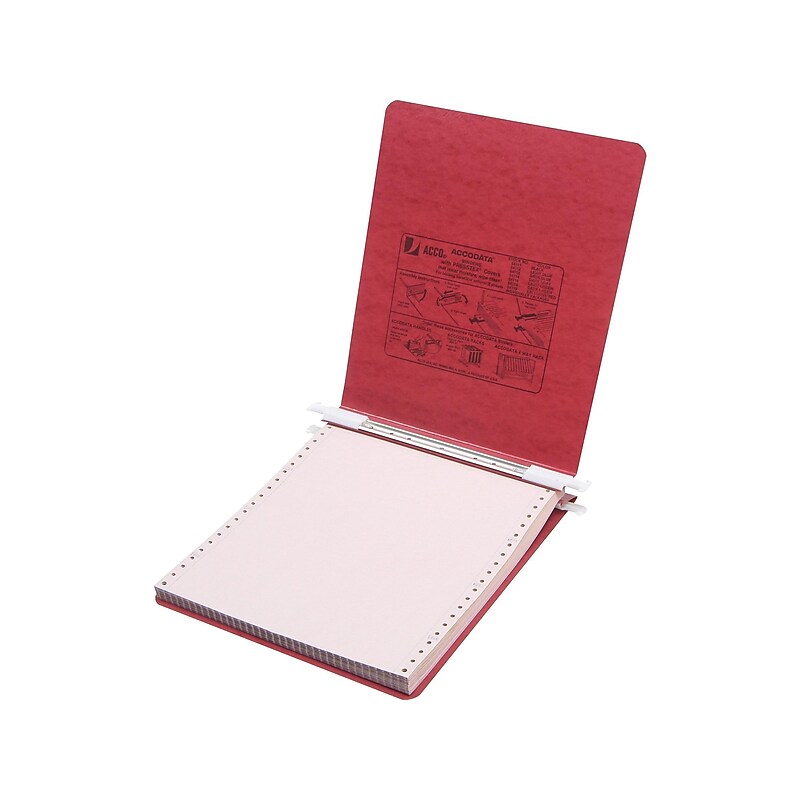 ACCO Presstex 6" Ringless Hanging Binder, Executive Red (ACC54119) image 1