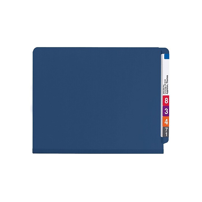 Smead End Tab Pressboard Classification Folders with SafeSHIELD