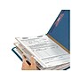 Smead End Tab Pressboard Classification Folders with SafeSHIELD Fasteners, Legal Size, Dark Blue, 10/Box (29784)~#|#~sp42803909_sc7