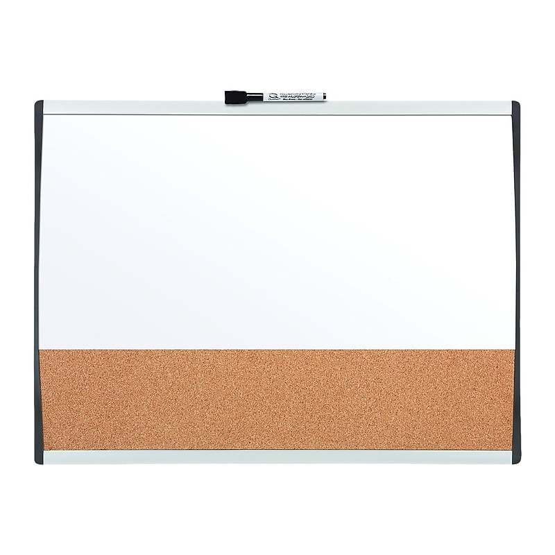 Staples Cork & Dry Erase Dry-Erase Whiteboard, Less than 2' x 2' (52489/28212) image 1