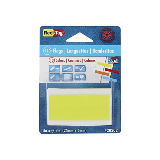 redi-tag-flags-assorted-colors-1-wide-240-pack-20202-staples