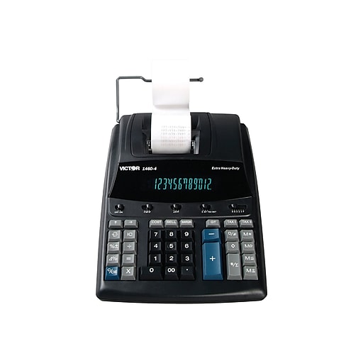 Black/Red Print 4.6 Lines/Sec Victor 26402 Two-Color Printing Calculator 