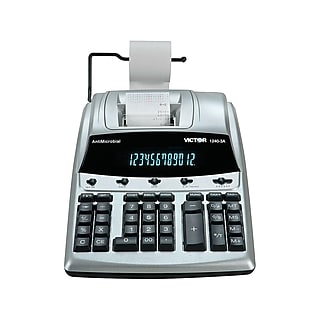 Victor Technology Two Color Ribbon for Printing Calculators, Black