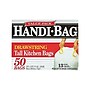 Berry Global Handi-Bag 13 Gallon Trash Bag, 24" x 27.38", Low Density, 0.6 mil, White, 50 Bags/Box (HAB6DK50)~#|#~sp42804128_sc7