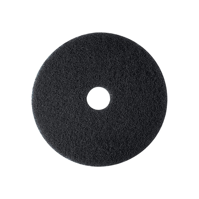 Coastwide Professional™ High Productivity 20" Stripper Floor Pad, Black, 5/Carton (CW22977) image 1