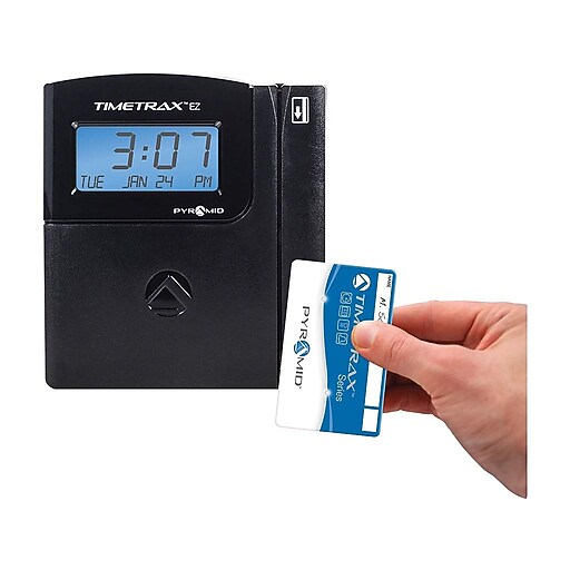 Pyramid TimeTrax™ EZ Series Automated Swipe Card Time Clock System, USB