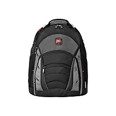 Wenger Synergy Backpack 605074 ブラック 15.6 Wenger Synergy Laptop Backpack, Black/Gray (GA-7305-14F00