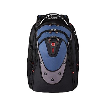 Wenger Ibex Laptop Backpack, Black/Blue (27316060)
