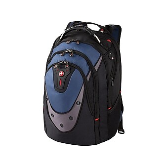 Wenger Ibex Laptop Backpack, Black/Blue (27316060)