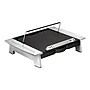 Fellowes Office Suites Monitor Riser, Up to 28" Monitor, Black/Silver (8036601)~#|#~sp42804232_sc7