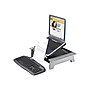 Fellowes Office Suites Monitor Riser, Up to 28" Monitor, Black/Silver (8036601)~#|#~sp42804237_sc7