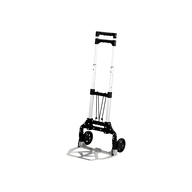 Safco Stow and Go Cart Hand Truck, 110 lbs., Black (4049NC) image 1