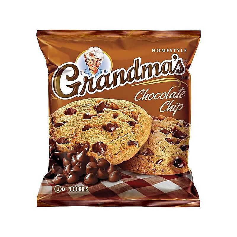 Grandma's Chocolate chip Cookies, 2.5 oz., 60 Packs/Box (FRI45092) image 1
