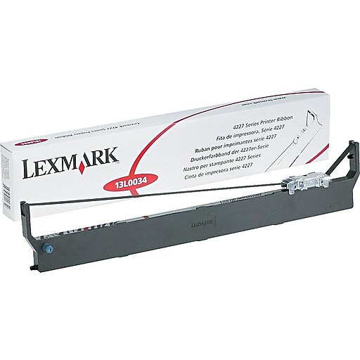 Lexmark 13L0034 Nylon Ribbon for 4227/4227 Plus Printers Staples