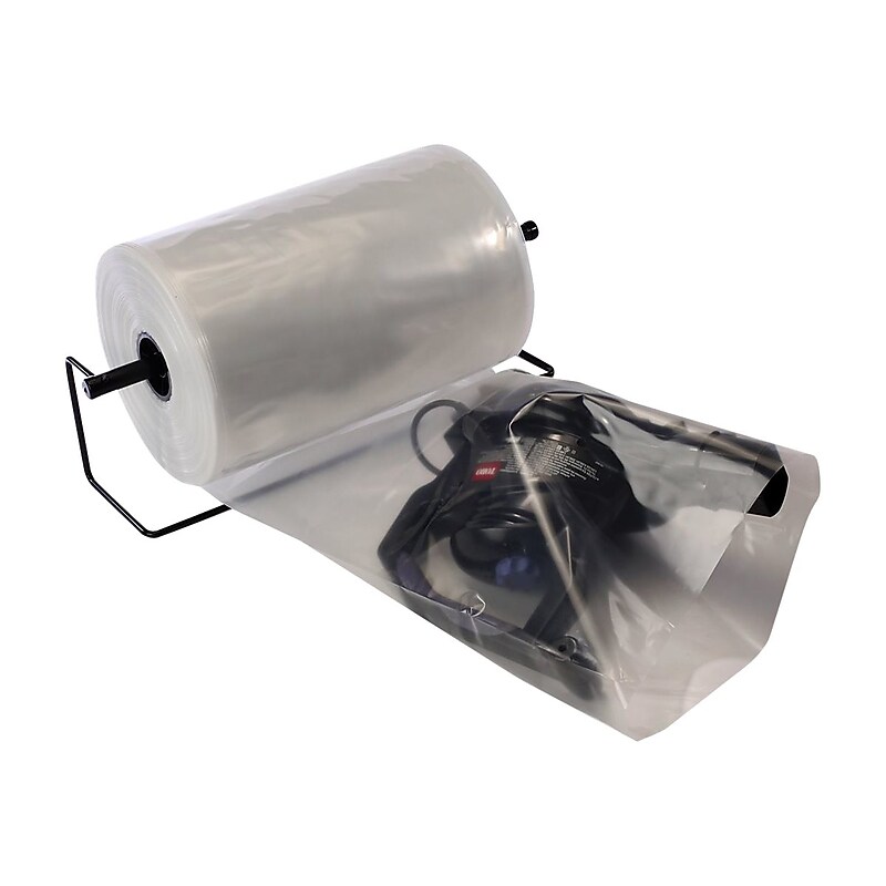 8" x 12" Layflat Poly Bags, Bags on a Roll, 2 Mil, Clear (PT2204) image 1