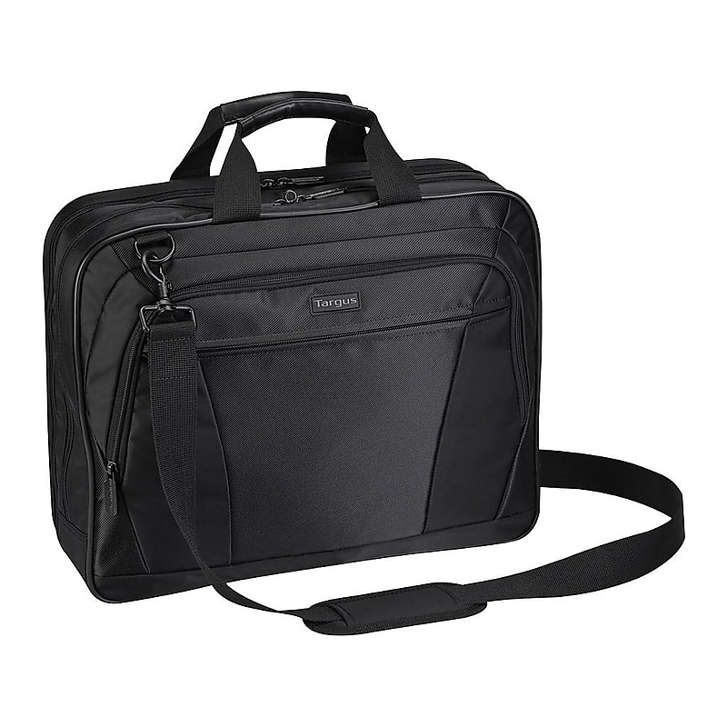 Targus CityLite Laptop Briefcase, Black Polyester (TBT053US) image 1