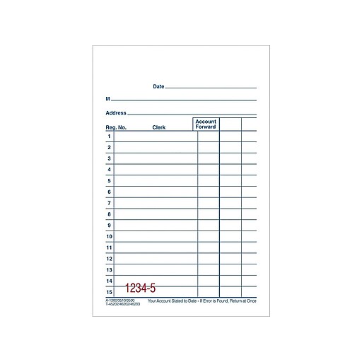 63 List Adams General Purpose Sales Book Dc3510 for Kids