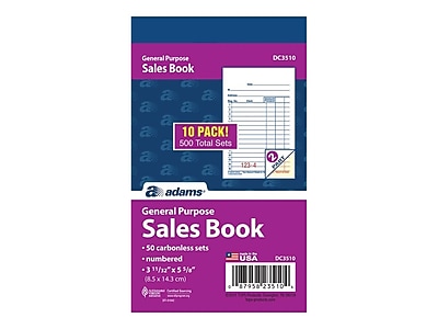 Lot Of 144 Sales Order Book Receipts | 50 Duplicate Forms Per Book With Carbon | All Purpose S7022