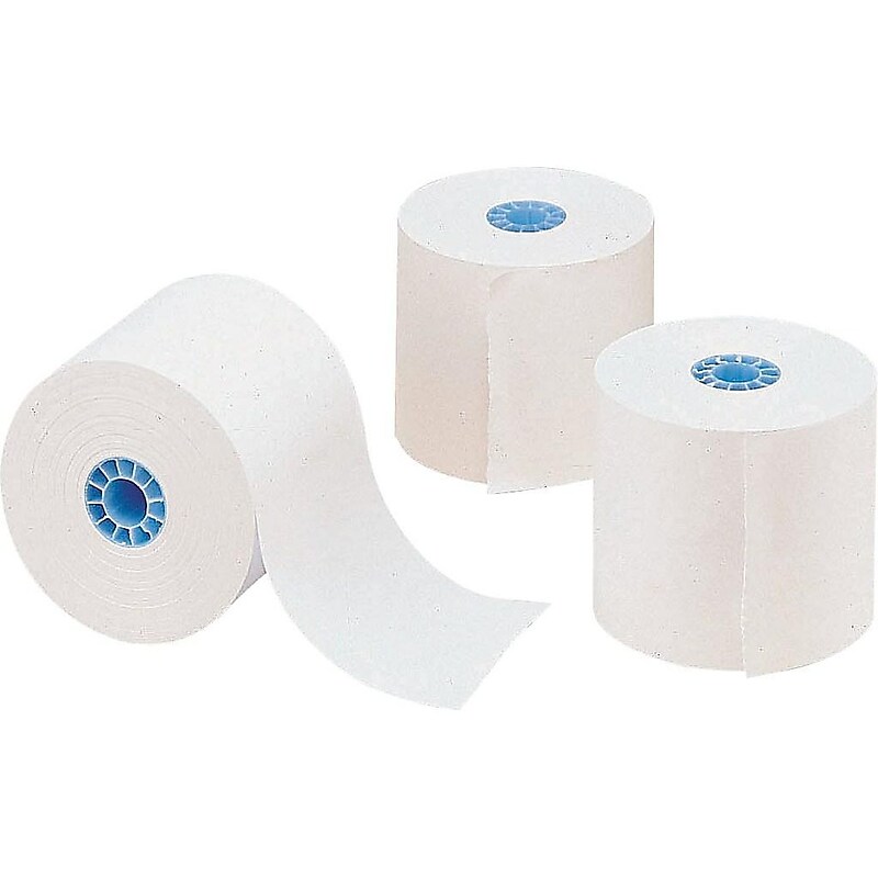Staples Thermal Cash Register/POS Rolls, 1-Ply, 2 1/4" x 85', 3/Pack (18234-CC) image 1