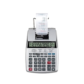 Canon P23-DHV-3 12-Digit Desktop Calculator, Gray/Black (2279C001)