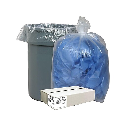 Berry Global, Trash Bags, Dura Tuff, 16 gal, Med, 0.59 mil, White, LL24336W, 500 per Case, Sold As Case