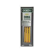 Dixon Phano Bold Tip China Markers, Yellow, Dozen (00073)