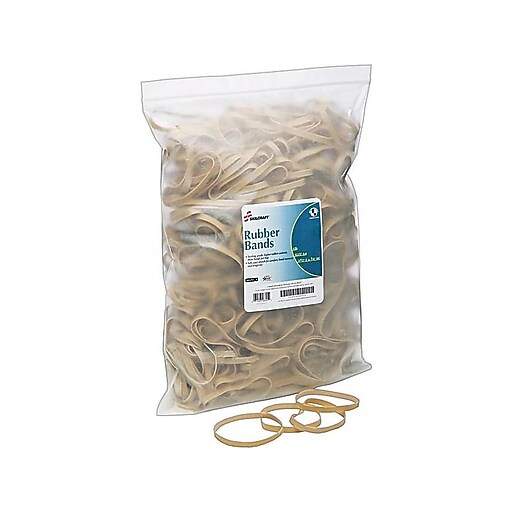 AbilityOne MultiPurpose Rubber Bands, 64, 1 lb. Resealable Bag, 400