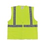 Protective Industrial Products High Visibility Zipper Safety Vest, ANSI Class R2, Hi-Vis Lime Yellow, X-Large (302-0702Z-LY/XL)~#|#~sp42829131_sc7