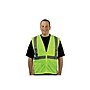 Protective Industrial Products High Visibility Zipper Safety Vest, ANSI Class R2, Lime Yellow, Large (302-0702Z-LY/L)~#|#~sp42829133_sc7
