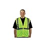 Protective Industrial Products High Visibility Zipper Safety Vest, ANSI Class R2, Hi-Vis Lime Yellow, X-Large (302-0702Z-LY/XL)~#|#~sp42829141_sc7