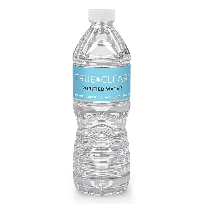 True Clear™ Purified Water, 16.9. oz., 24 Bottles/Carton (TC54594