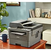 Brother DCP-L2550DW Wireless Monochrome Laser All-In-One Printer, Refurbished