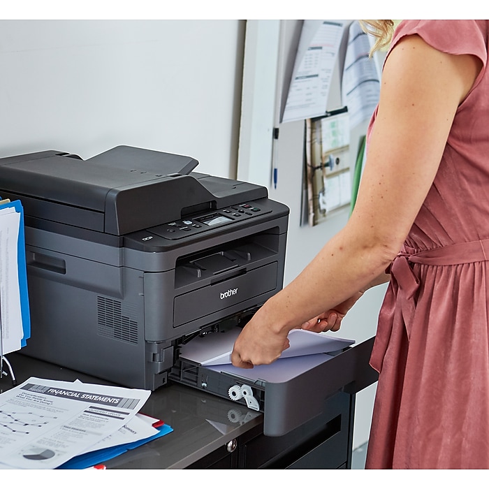Brother DCP-L2550DW Wireless Monochrome Laser All-In-One Printer, Refurbished | Staples Brother DCP-L2550DW Wireless Monochrome Laser All-In-One Printer, Refurbished | Staples