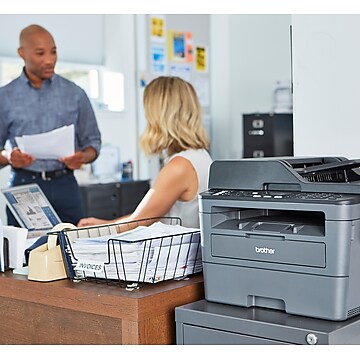 Brother Refurbished MFC-L2710DW Wireless Monochrome Laser All-In-One Printer