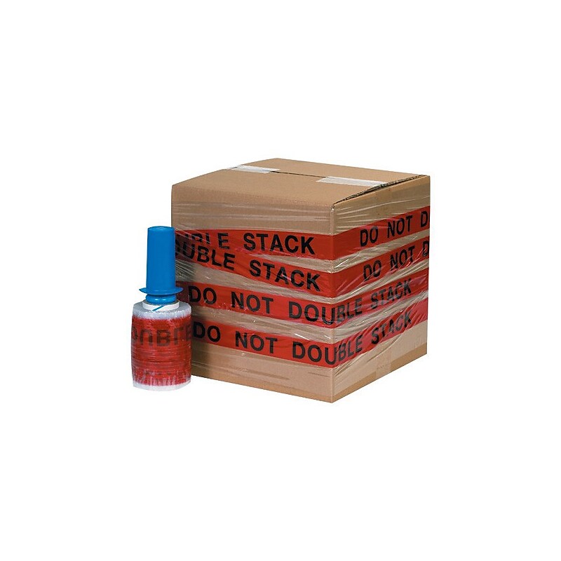 5" x 500' 80 Gauge Blown Stretch Wrap, Multicolored Tinted, 6/Carton (GOODID5DNDS) image 1